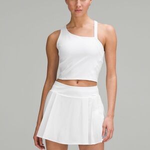 Lululemon Tennis Tank - size 6 - White - Asymmetrical